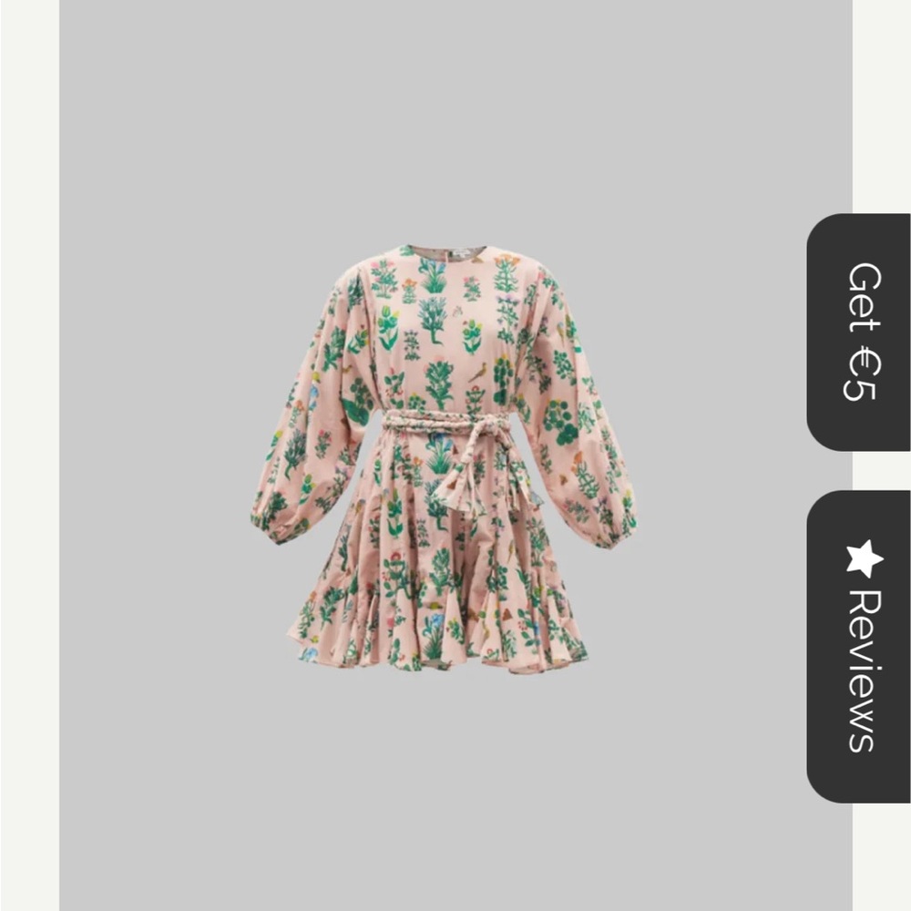 Rhode Ella Garden Print Dress